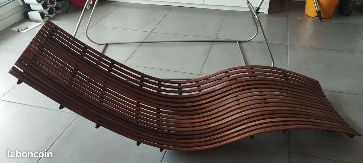 Chaise longue teck unopiu (image 8)