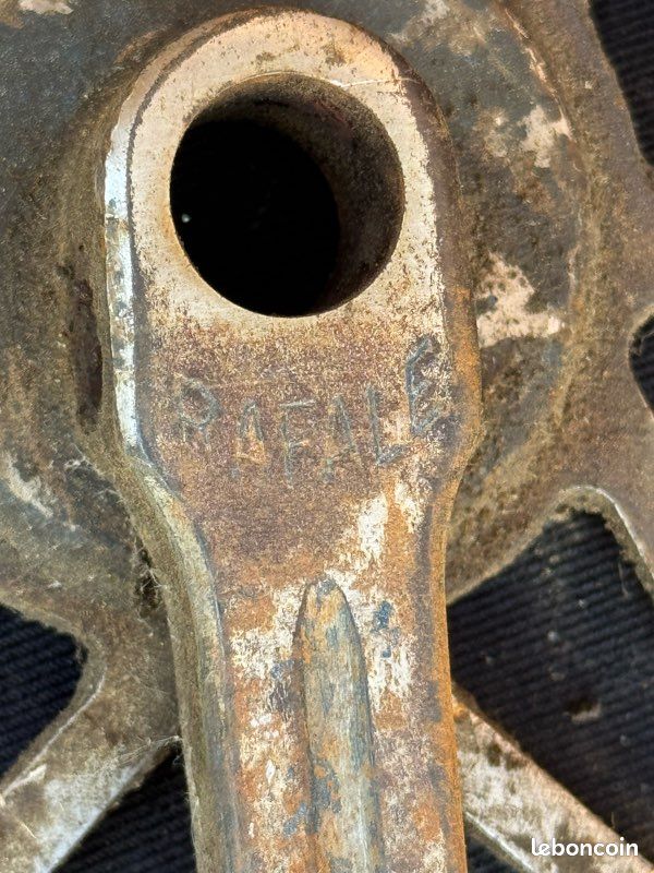 Pédalier ancien « La Rafale » – Vélo français des années 1920
