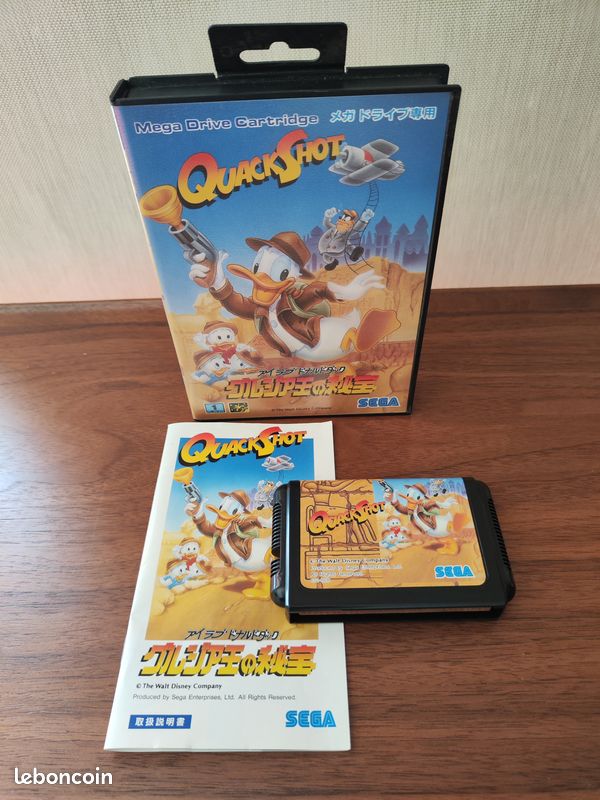 Quackshot + Sonic 2 Sega Megadrive Pal