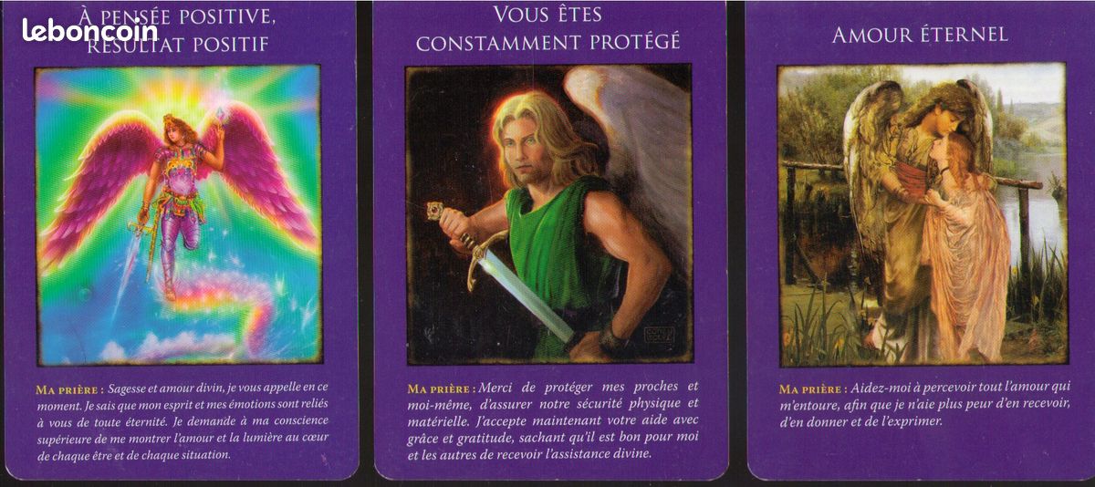 Cartes Oracle Archange Michael - 44 Cartes + Sac Velours - Guide PDF - Divination, Développement Personnel