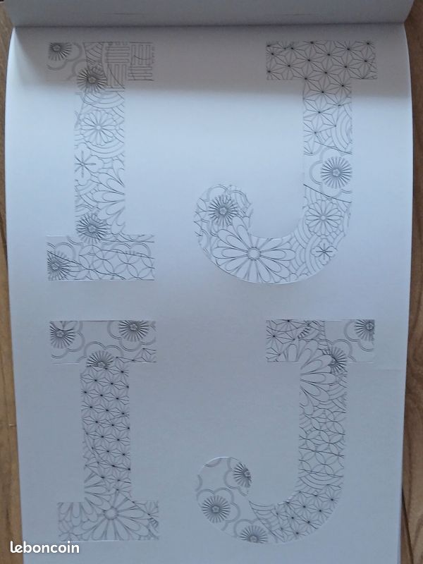 Coloriage : Lettres détachable colorier et a encadrer (image 8)