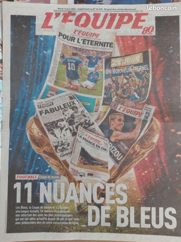 Coupe du monde 2026 journaux l'équipe france et argentine (image 10)