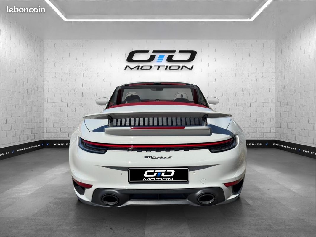 PORSCHE 911 992 Turbo S Cabriolet Exclusive Kreide/Lift/Burmester 3.8i 650 PDK (image 7)