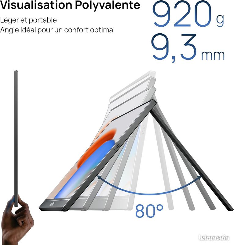### Ecran Portable ARZOPA 17 pouces NEUF – GARANTIE NOVEMBRE 2027 (image 3)