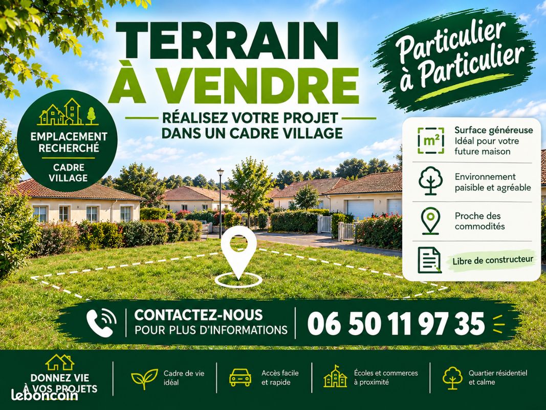 Terrain constructible · à Montaigu-Vendée · 68 000 €