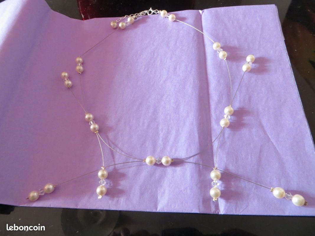 Parure bijoux mariage perle Montres Bijoux