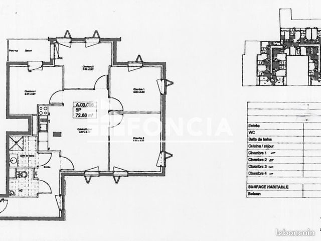 Appartement a louer bagnolet - 1 pièce(s) - 9 m2 - Surfyn