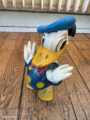 ANCIEN JOUET EN TOLE CANARDS MECANIQUE AVEC CLE