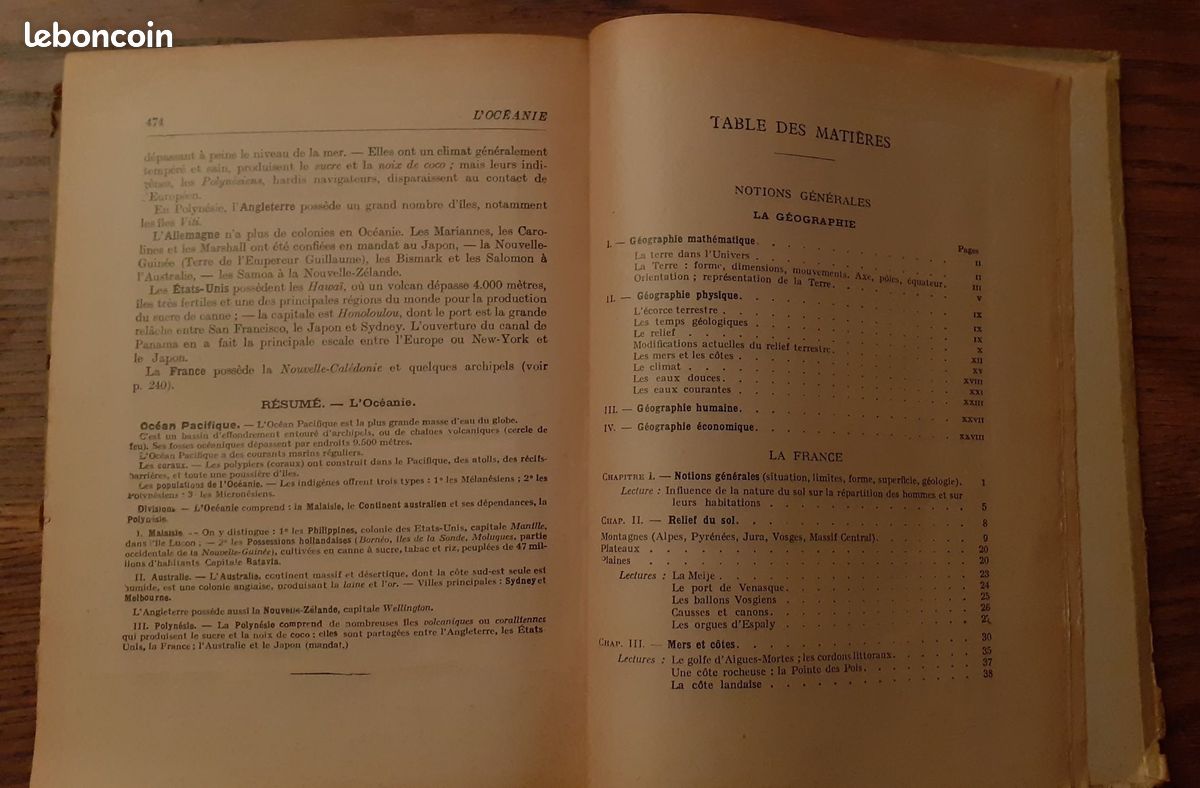 LA GEOGRAPHIE DU BREVET ELEMENTAIRE. ECOLES PRIMAIRES SUPERIEURES ET COURS COMPLEMENTAIRES – Paul Kaeppelin, Maurice Teissier – Hatier 1936 (image 17)