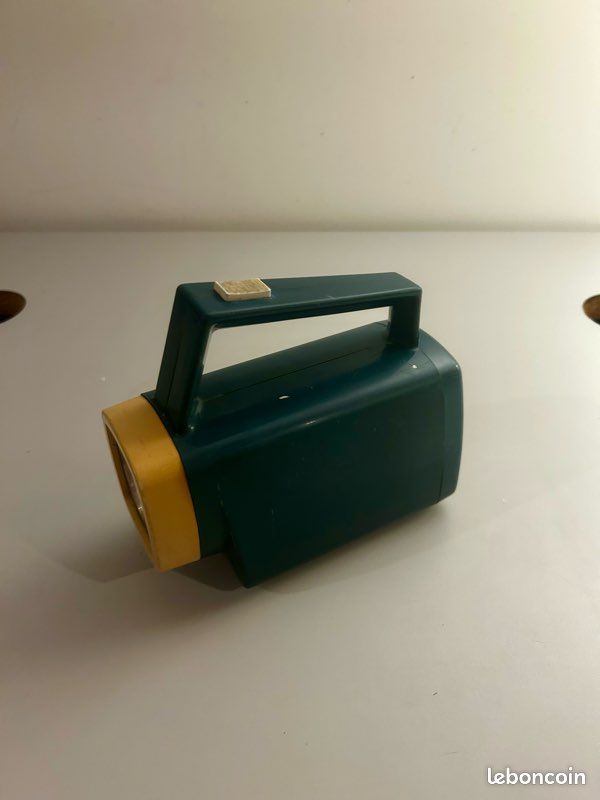 Lampe Torche Vintage Ever Ready (Eveready) – Noir/Gris/Jaune, Années 80, Fonctionne (Piles D)