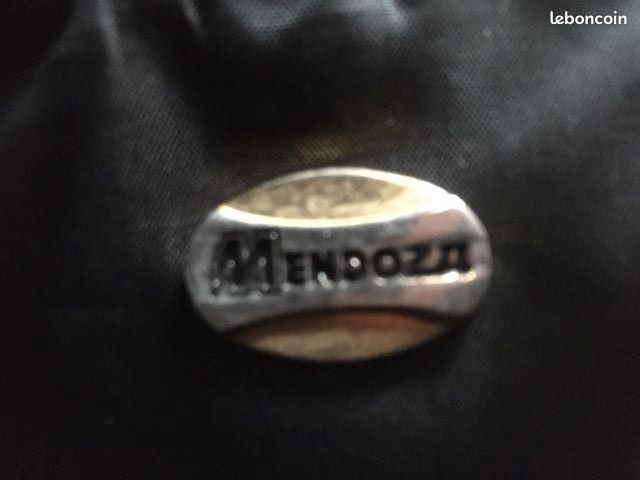 Sacoche homme noire Mendoza porté épaule type "baise en ville" (image 3)