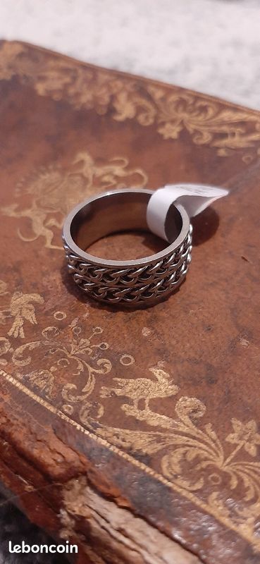 Bague à double chaîne antistress (image 8)