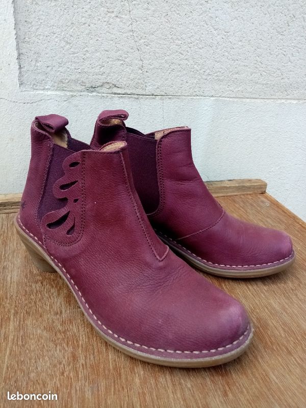 Bottines El Naturalista Bordeaux Bottines El Naturalista Chaussures