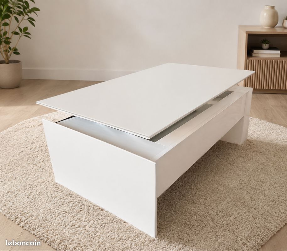 Table basse relevable "neuve dans son carton" (image 1)