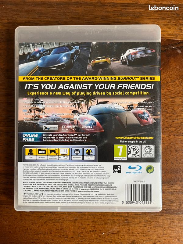 Need for Speed Hot Pursuit - PS3/PlayStation 3 (image 3)
