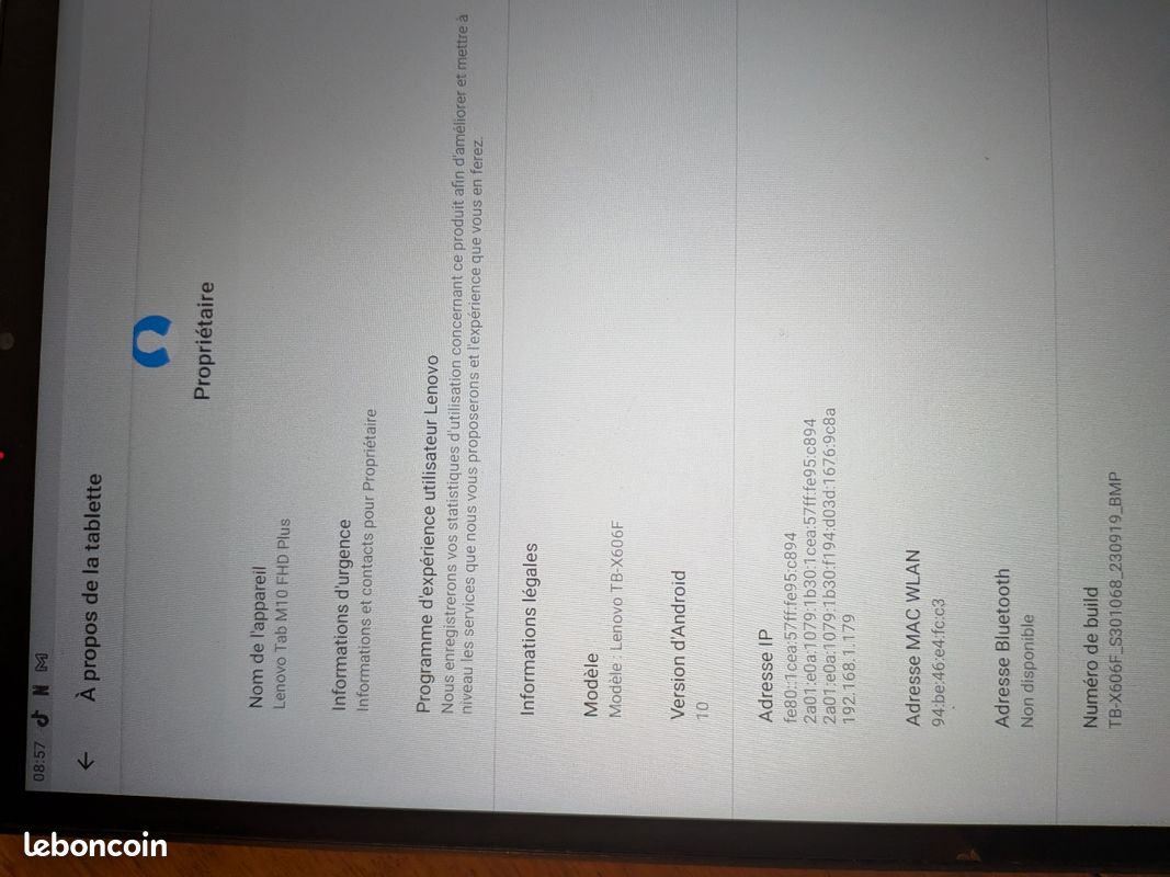 Tablette Lenovo m10 plus (image 6)