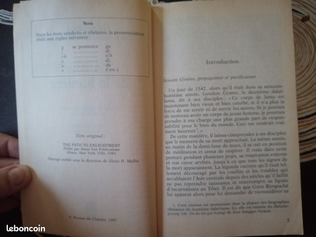 Sa Sainteté le Dalaï-Lama, La voie de la lumière, Une introduction au bouddhisme (image 4)