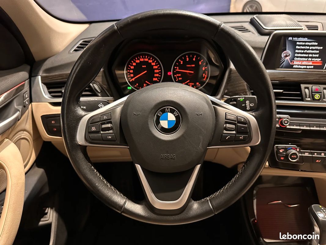 BMW X1 2.0 192ch Lounge - 2017 - 94 500 km - Faible kilométrage - Boîte auto (image 11)