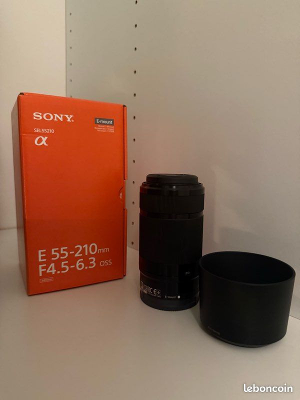 SONY Objectif SEL E 55-210mm f/4.5-6.3 OSS NOIR | Photo Univers