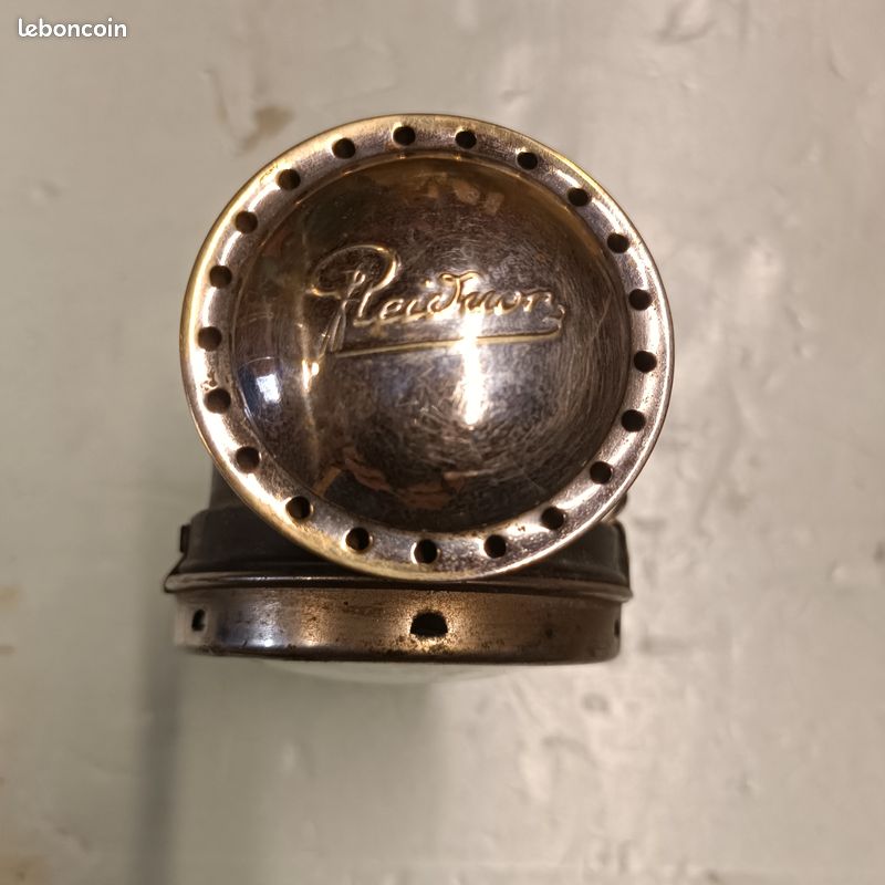 Ancienne Lanterne à Bougie Pour Vélo - 24 Cm - Vintage Rouillée Déco Atelier