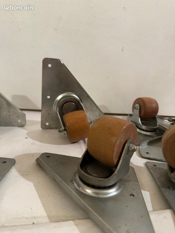 Lot de 8 roulettes pivotantes (image 2)