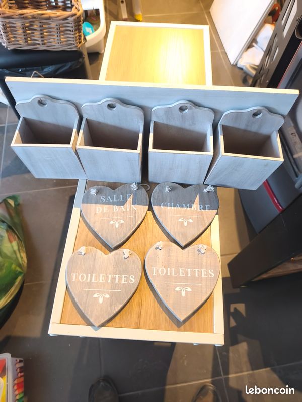 Support de rangement et plaque bois (image 1)