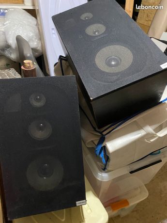 Paire D'enceintes Toshiba SS-V29 – Haut-parleurs Avant Filaires, Très Bon état Fonctionnel