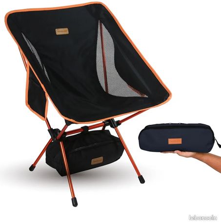 Sac à dos de tabouret de chaise de camping pliant avec glacière légère
