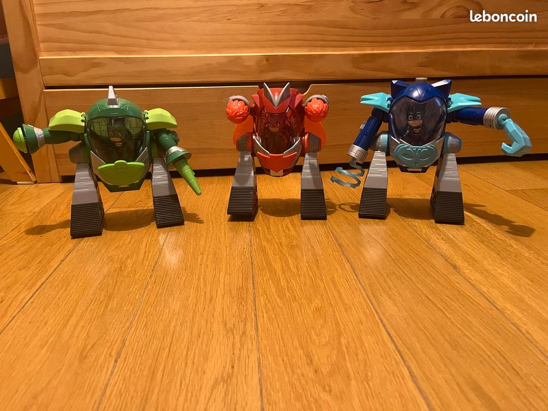 Robots pyjamasques yo-yo, gluglu et bibou (image 1)