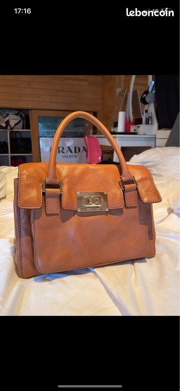 Sac Michael Kors cuir marron très bon état (image 1)