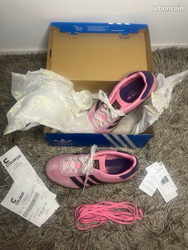 Adidas gazelle indoor rose Chaussures