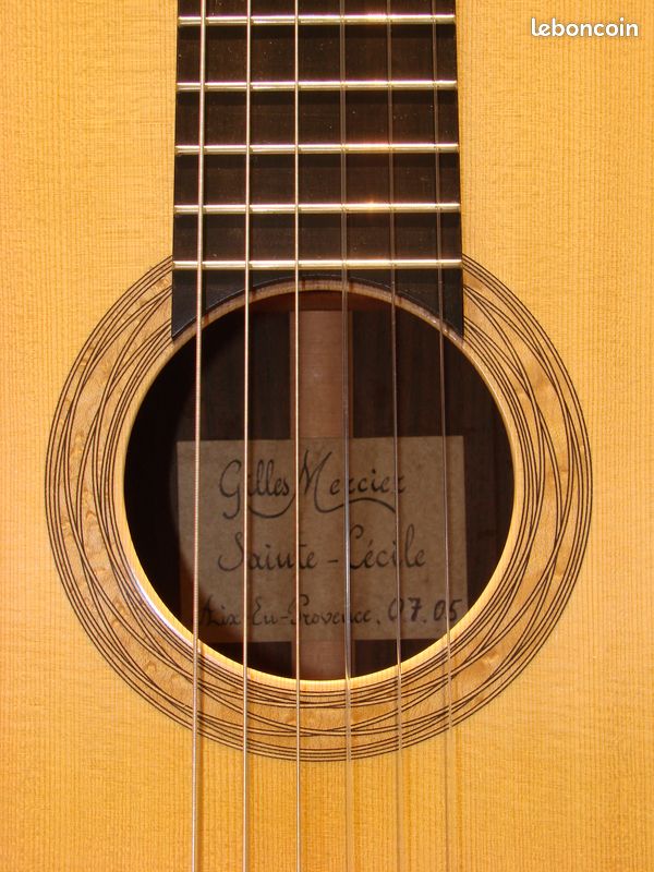 Guitare Gilles MERCIER - modèle Sainte Cécile (2005) (image 3)