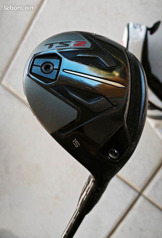 Tête Titleist TS2 3 Bois - Noir Mat - 15° - Occasion - Standard Homme