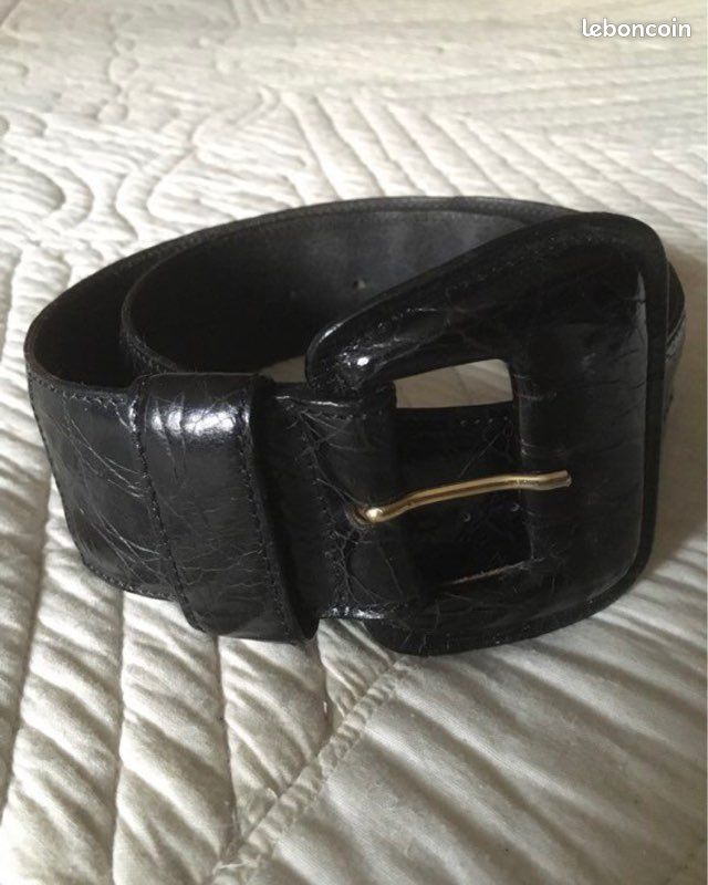 Ceinture en cuir taille 80 à 85 cm (image 1)