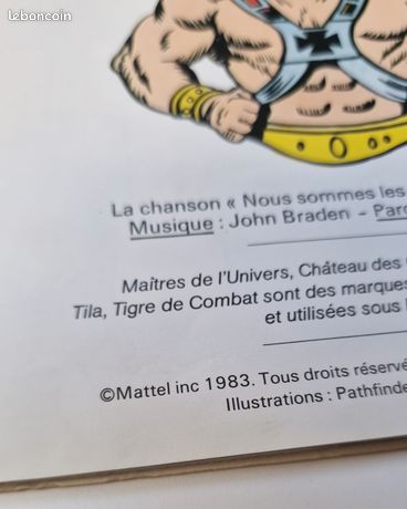 Masters Of The Universe – Livre-disque 45T AB Productions – Le Château Des Ombres – Vintage
