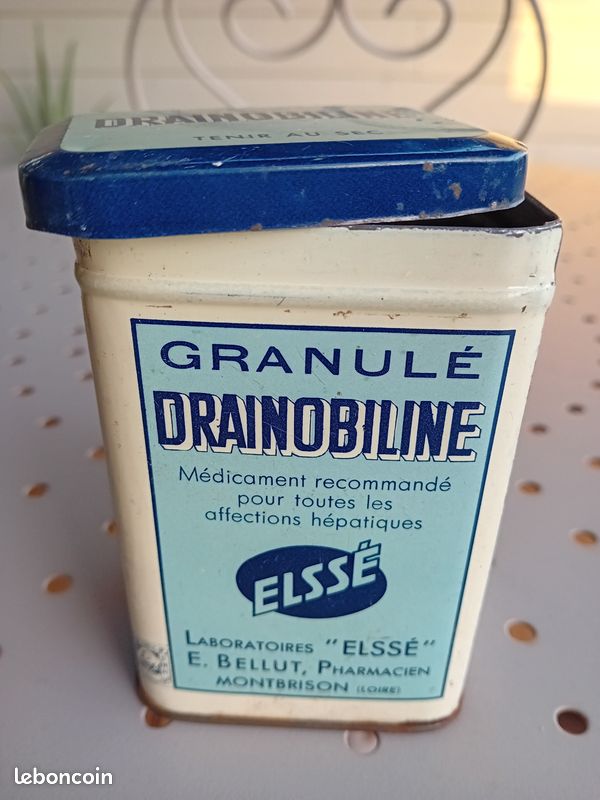 Très ancienne boîte en métal pharmarcie (image 1)