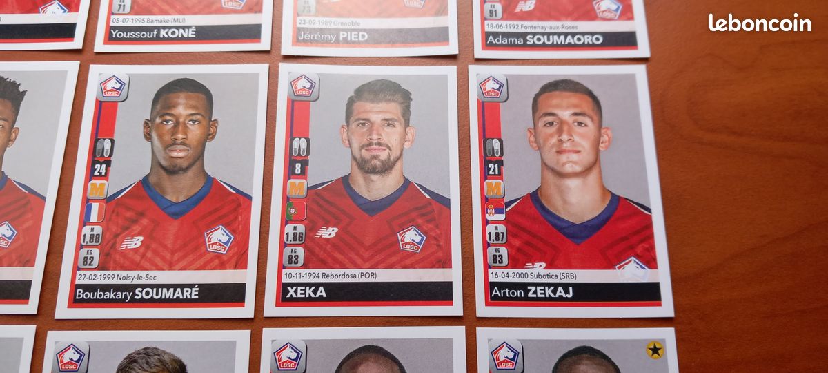 Album Panini Foot 86 – Lille Complet, 16 Images, Pour Collectionneurs
