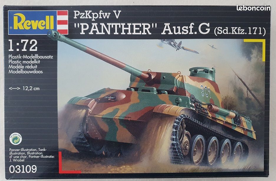 Maquette 1/72 REVELL 03109 Char allemand PzKPFW V Panther Ausf. G (image 1)