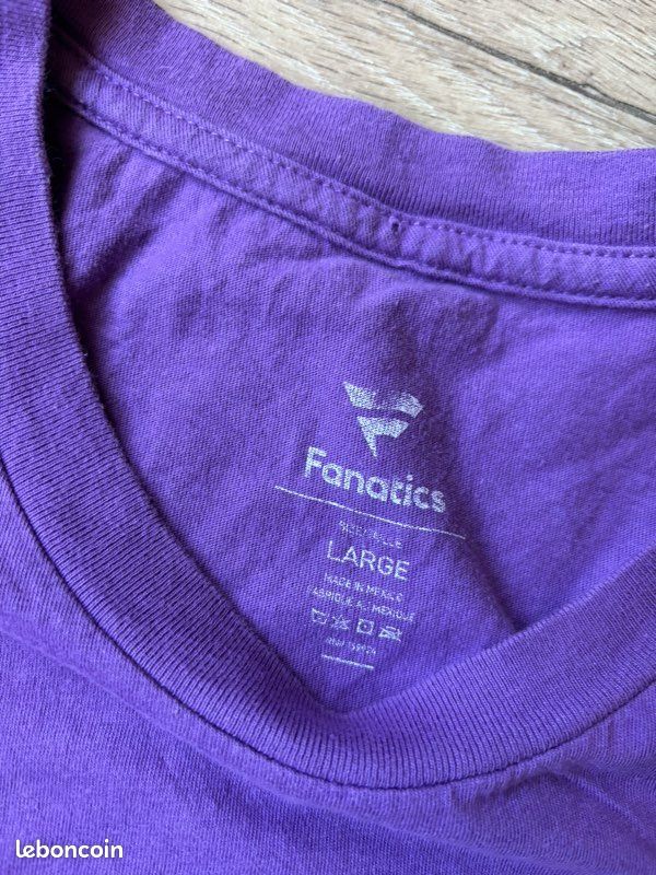 T-shirt Vintage Mexx Taille XS - Imprimé Chaînes Violet - Très Bon état (micro Défaut)