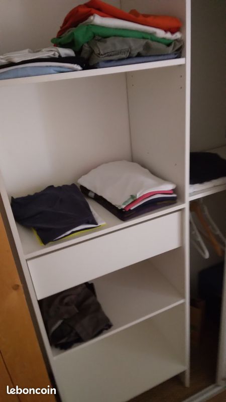 Dressing blanc portes et miroir (image 3)