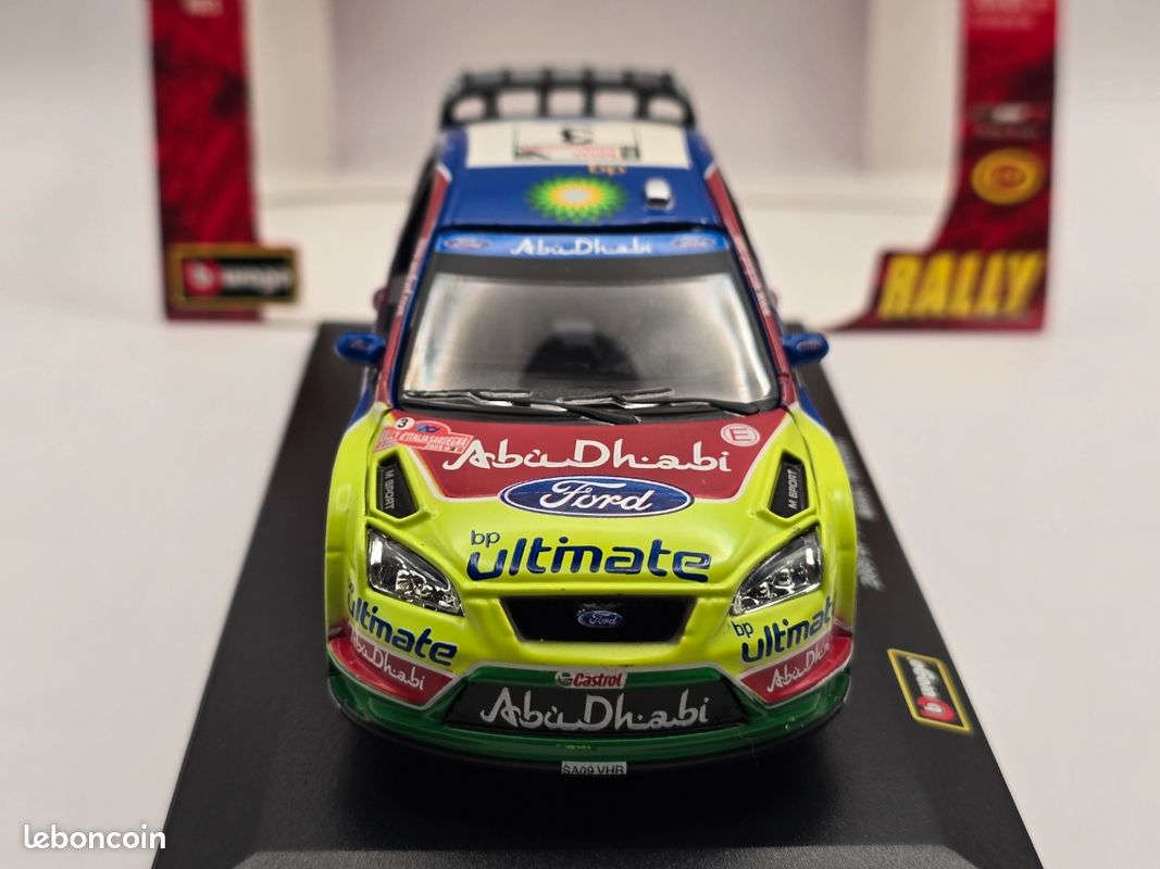 N9192 Métal Ford Focus Burago 1/18 voiture course rallye sport automobile | eBay