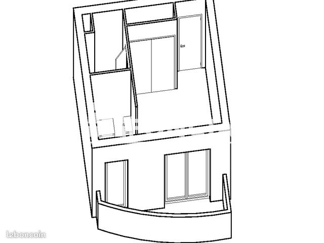 Appartement 1 pièce 23 m² · à Bordeaux · 23 m² · 534 €/mois