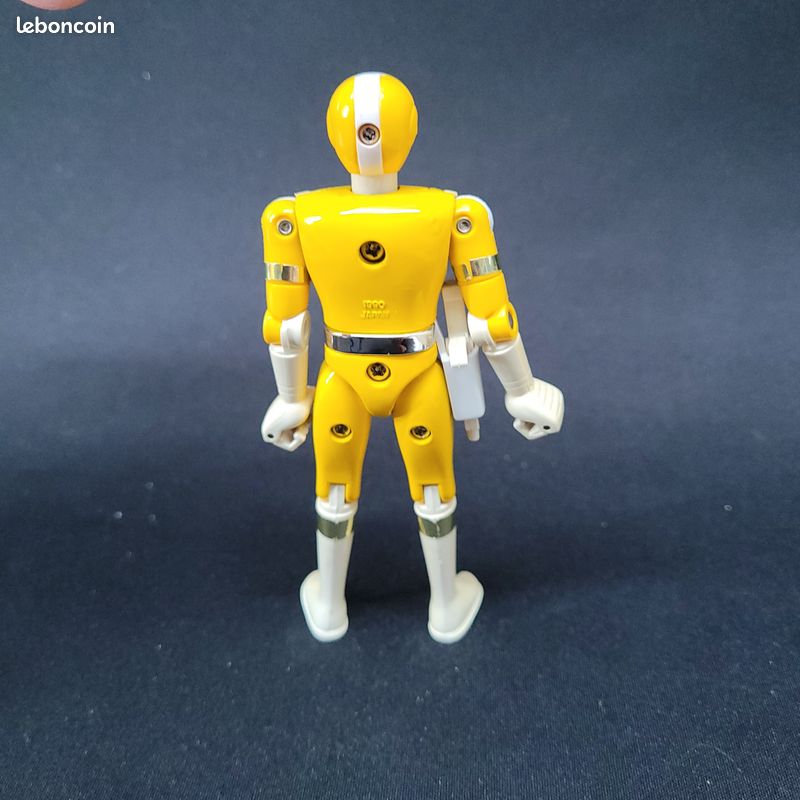 Figurine Vintage Bandai Bioman Fiveman Five Red – Complète Avec Boîte Et Accessoires