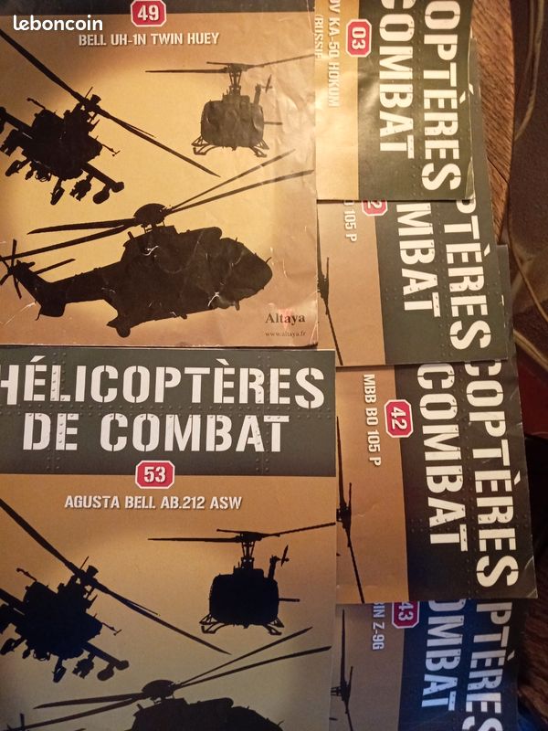 ALTAYA - HELICOPTERES DE COMBAT - LOT DE FSCICULES
