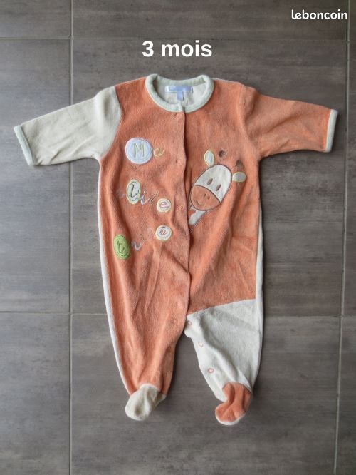 Lot de 5 pyjamas bébé 3 mois (image 5)