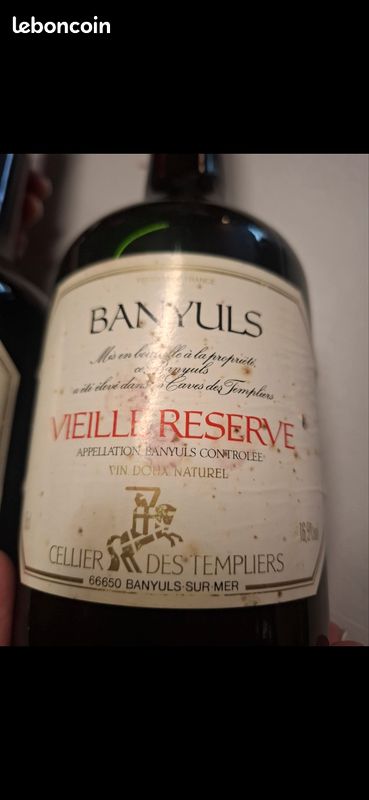 2 bouteilles BANYULS vielles reserve (image 3)