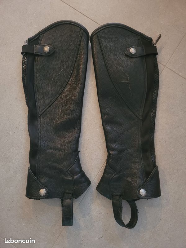 Chaps D'équitation Harwich En Cuir - Femme Taille Moyenne - Neuf