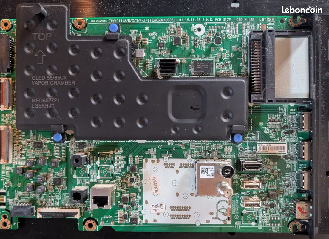 Carte Mère LG 49UJ635V (EBT64446702 / EBR83784201) - Testée - Occasion