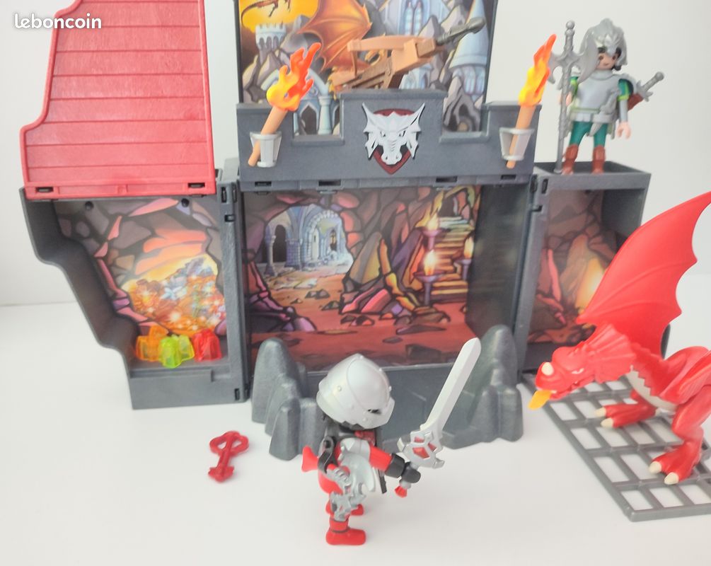 Playmobil Chevaliers - Set 5420 - Coffre Chevaliers dragons (image 2)