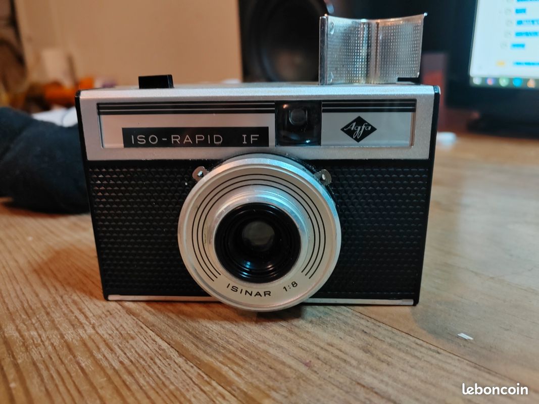 Appareil Photo Argentique Compact Agfa Iso-Rapid IF - Argenté, Occasion Fonctionnel